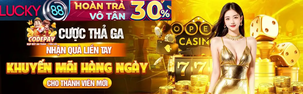 Giao diện hỗ trợ khách hàng 24/7 của b52win bet với biểu tượng live chat và hotline